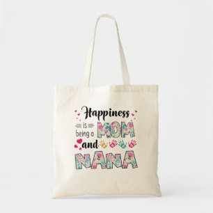 Tote Bag Happy être une maman et Nana