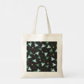 Tote Bag Happy Green Clover Feuille Motif d'art IV (Dos)