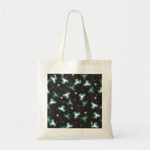 Tote Bag Happy Green Clover Feuille Motif d'art IV