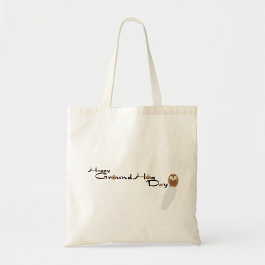Tote Bag Happy Groundhog Day Bag (Devant)