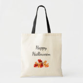 Tote Bag Happy Halloween automne Foliage mignonne Trick ou  (Devant)
