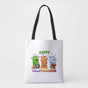 Tote Bag happy halloween thanksgiving noël drôle mens