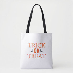 Tote Bag Happy Halloween Trick ou Treat Bats