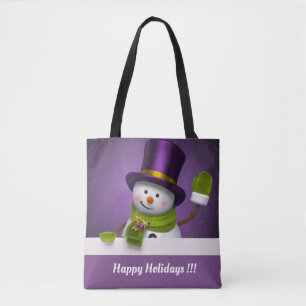 Tote Bag Happy Holidays Sag 1
