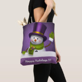 Tote Bag Happy Holidays Sag 1 (De près)