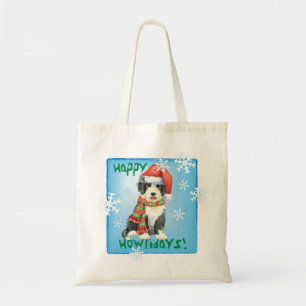 Tote Bag Happy Howliday Beardie