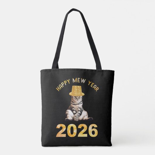 Tote Bag Happy Mew Year 2026 (Dos)