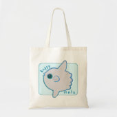 Tote Bag Happy Mola Ocean Sunfish Cute Fourre-tout (Devant)