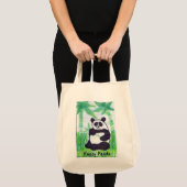 Tote Bag Happy Panda Organic Bag (Devant (produit))