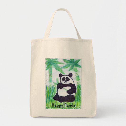 Tote Bag Happy Panda Organic Bag (Devant)