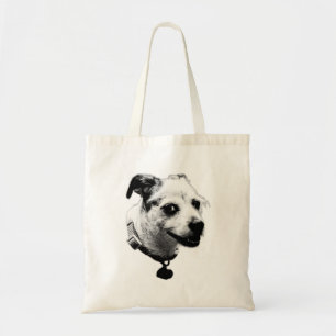 Tote Bag Happy Pup Terrier Mix Fourre-tout