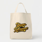 Tote Bag Happy Retirement (Devant)
