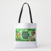 Tote Bag Happy St. Patrick's Day with our Helena (Devant)