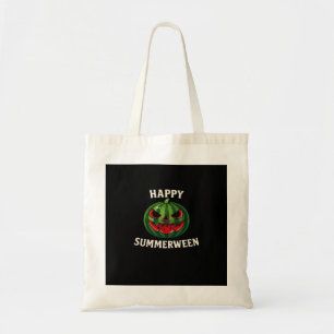 Tote Bag Happy Summerween Watermelon Jack O’ Lantern - Funn