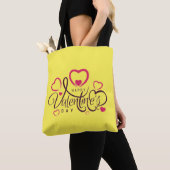 Tote Bag Happy Valentine's Day! (De près)