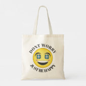 Tote Bag Happy visage de anime (Dos)