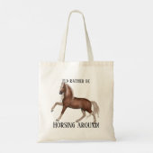 Tote Bag Harcèlement autour (arrière - plan léger) (Dos)
