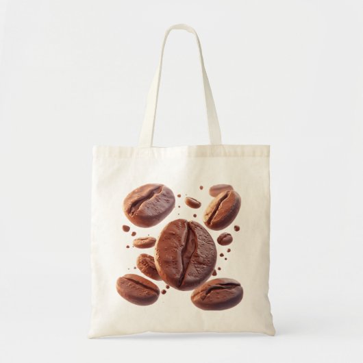 Tote Bag Haricots de café volants (Devant)