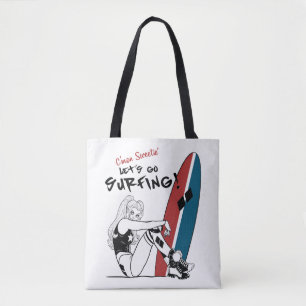 Tote Bag Harley Quinn - Allons surfer