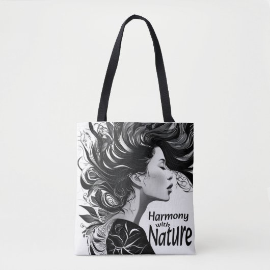 Tote Bag Harmonie Avec La Nature (Devant)
