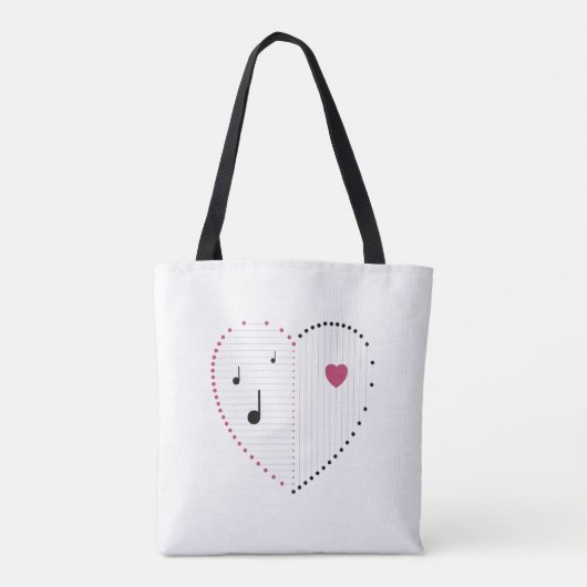 Tote Bag Harmonie d'amour (Dos)