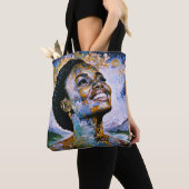 Tote Bag "Harmonie dans l'or et le ciel" (De près)