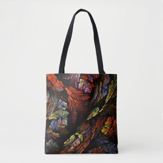 Tote Bag Harmonie des couleurs Art Abstrait (Devant)