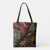 Tote Bag Harmonie des couleurs Art Abstrait (Dos)