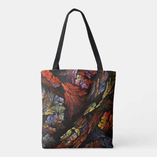 Tote Bag Harmonie des couleurs Art Abstrait (Dos)