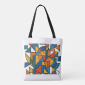 Tote Bag Harmonie géométrique (Dos)