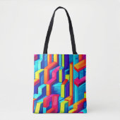 Tote Bag Harmonie géométrique Abstraite (Devant)