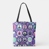 Tote Bag Harmony Hues A Peaceful Pattern / Tons de Harmonia (Dos)