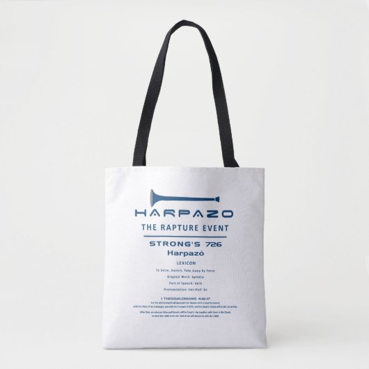 Tote Bag Harpazo Rapture, événement (Devant)