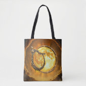 Tote Bag Harpe Céleste de la Lune Dorée (Devant)