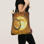 Tote Bag Harpe Céleste de la Lune Dorée (De près)