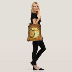 Tote Bag Harpe Céleste de la Lune Dorée