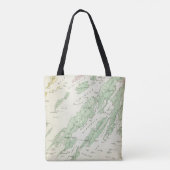 Tote Bag Harpswell, îles adjacentes (Dos)