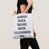 Tote Bag Harriet Rosa Bessie Maya Sojourner Ida (De près)