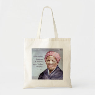 Tote Bag Harriet Tubman & Citation Budget écologique