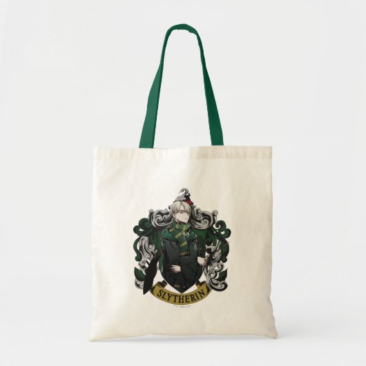 Tote Bag HARRY POTTER™ | Anime Blason de la Maison Draco Ma (Devant)