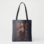 Tote Bag HARRY POTTER™ | Anime Hermione Granger assis (Devant)