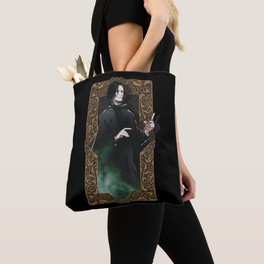 Tote Bag HARRY POTTER™ | Anime Snape Frame Graphic (De près)
