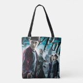 Tote Bag Harry Potter avec Dumbledore Ron et Hermione 1 (Dos)