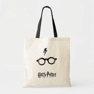 Tote Bag Harry Potter   Cicatrice de foudre et Lunettes