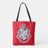 Tote Bag Harry Potter | Cimier de Poudlard - noir et blanc (Dos)
