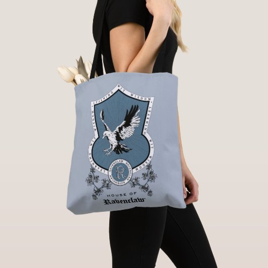 Tote Bag HARRY POTTER™ | Delicate Sketch RAVENCLAW™ Crest (De près)