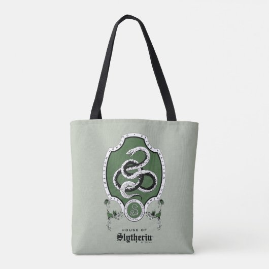 Tote Bag HARRY POTTER™ | Delicate Sketch SLYTHERIN™ Crest (Dos)