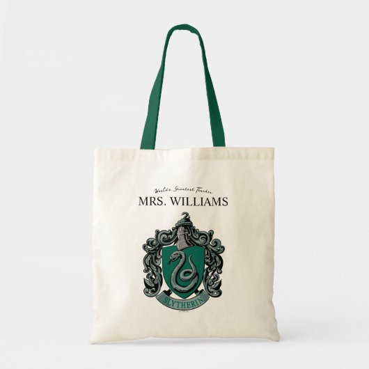 Tote Bag Harry Potter | Enseignant Slytherin Personnalisé (Devant)