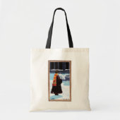 Tote Bag HARRY POTTER™ et Hedwig dans la cour de HOGWARTS™ (Devant)