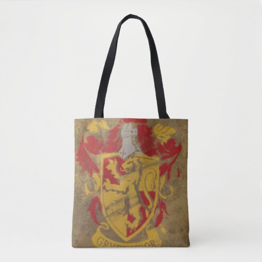 Tote Bag Harry Potter | Gryffindor - Retro House Crest (Devant)